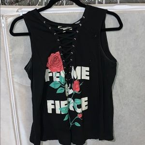 Express Sleeveless T-Shirt (Femme & Fierce)